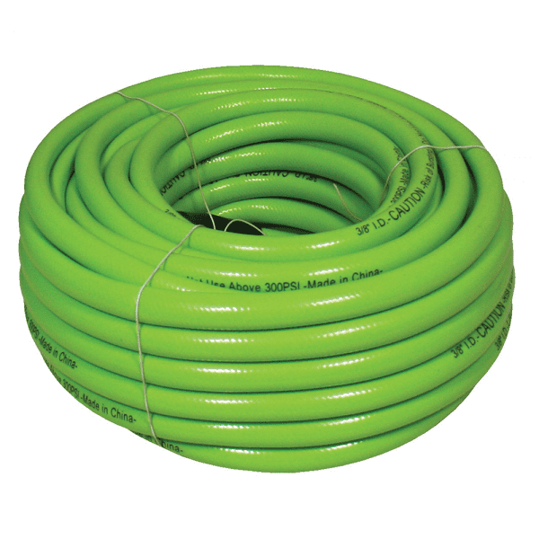 Airline hose with nylon fittings