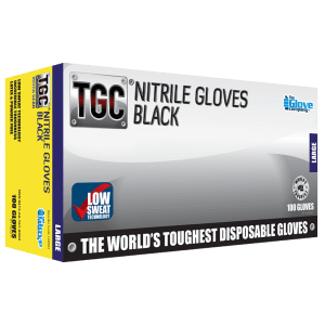 Black nitrile gloves TGC